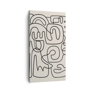 Obraz na plátne - Podľa stopy - 45x80 cm