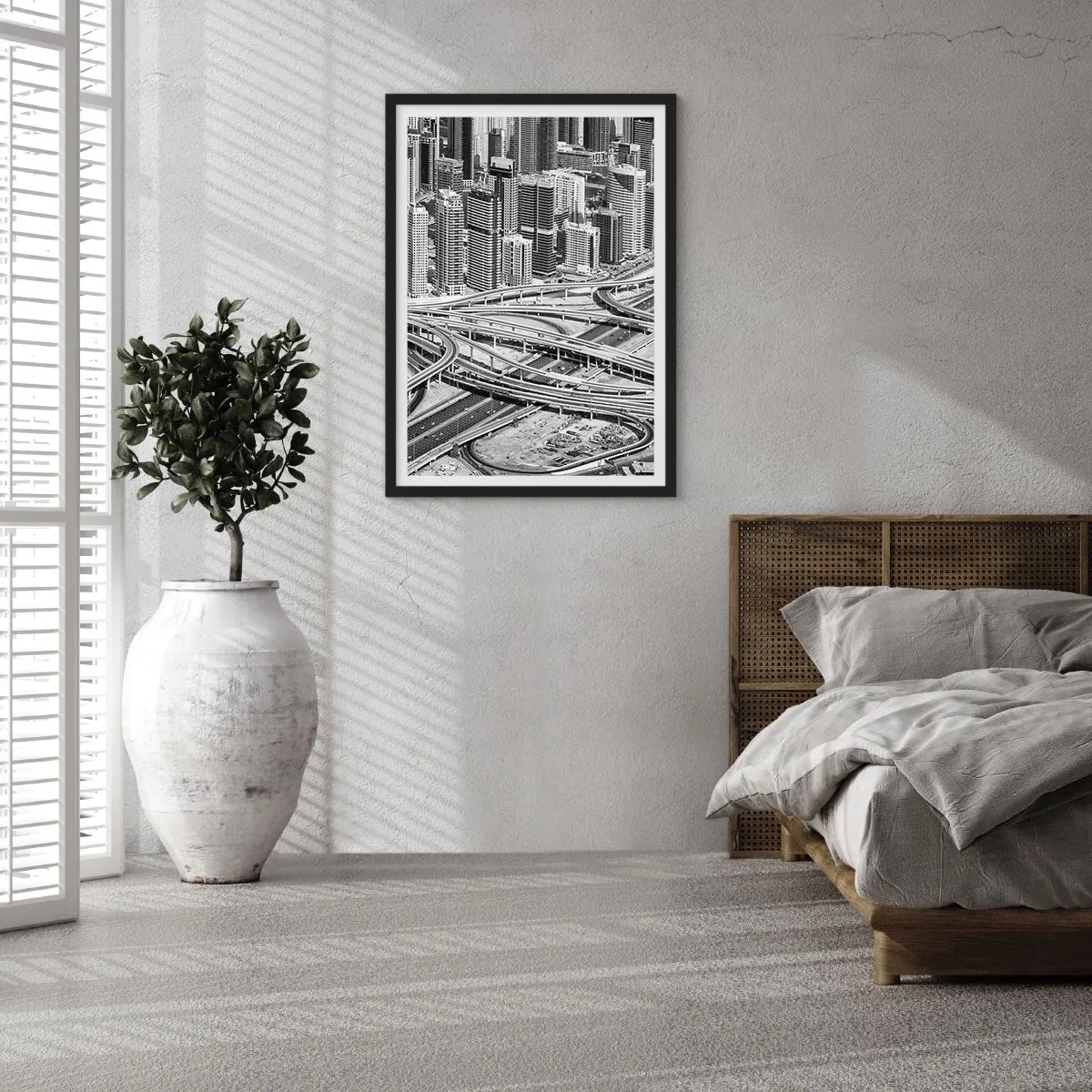 Plagát v čiernom ráme - Dubaj – neskutočné mesto - 61x91 cm