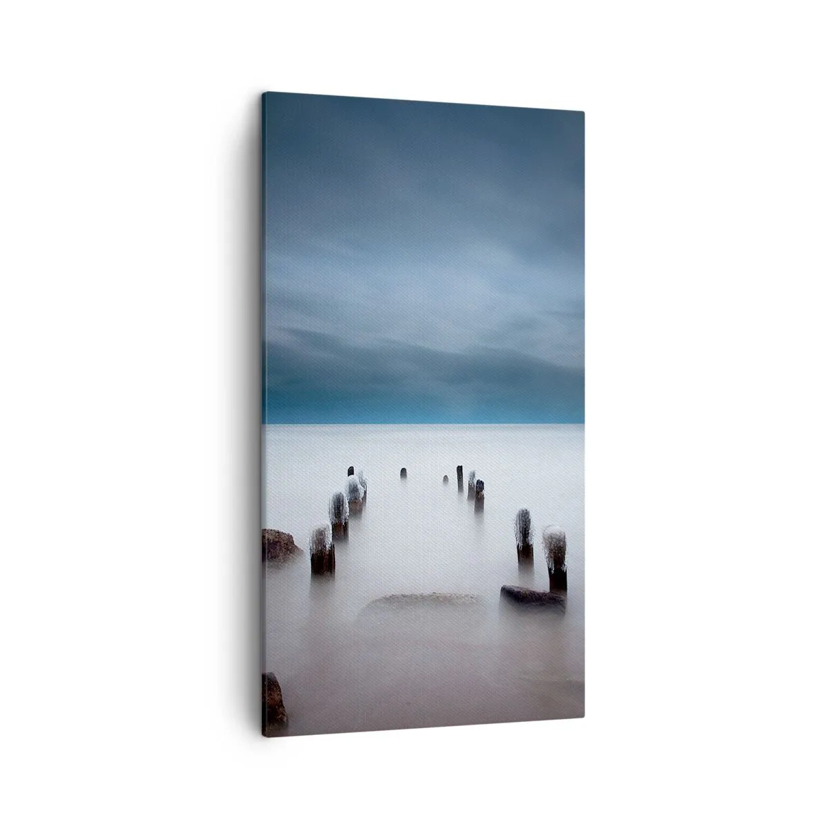 Obraz na plátne - Zamyslené jazero - 45x80 cm