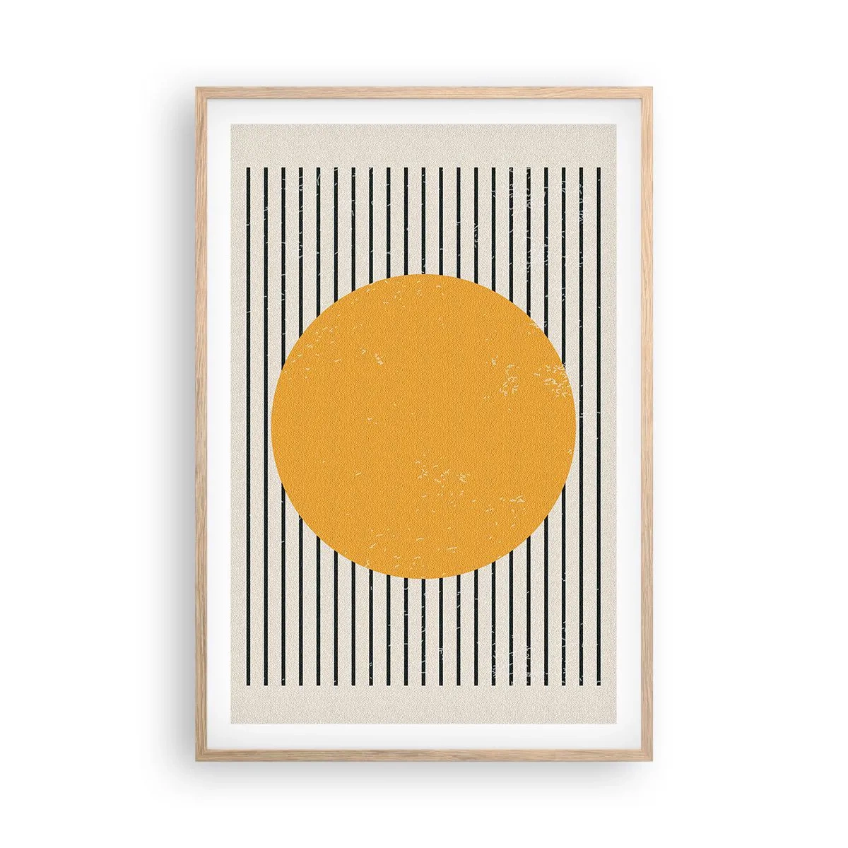 Plagát v ráme zo svetlého duba - Sila jednoduchosti - 61x91 cm