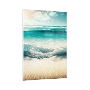 Obraz na skle - Kľud oceánu - 70x100 cm