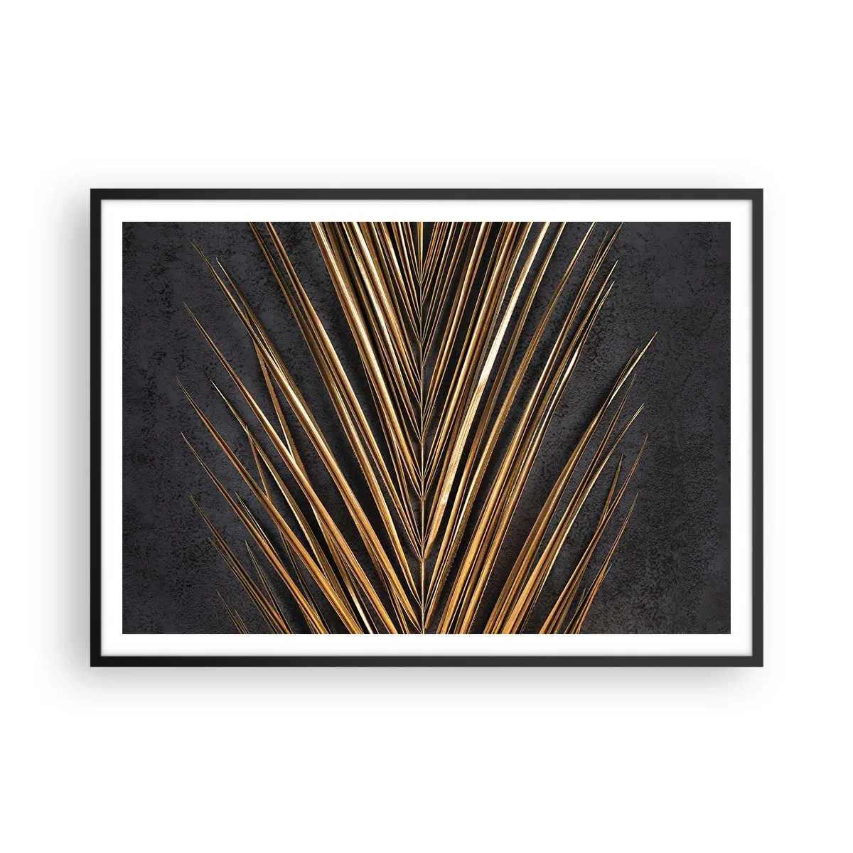 Plagát v čiernom ráme - Zlato trópov - 100x70 cm