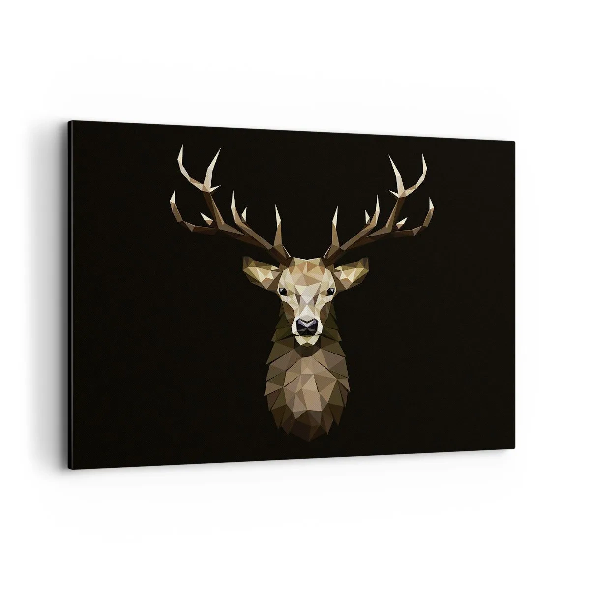 Obraz na plátne - Kubistický jeleň - 100x70 cm