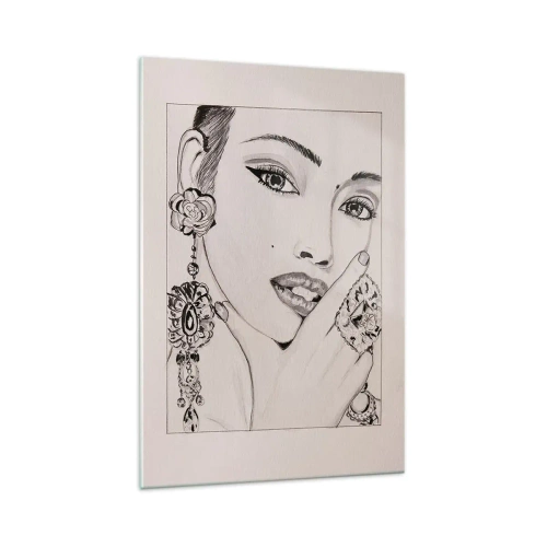 Obraz na skle - Najkrajší klenot - 70x100 cm