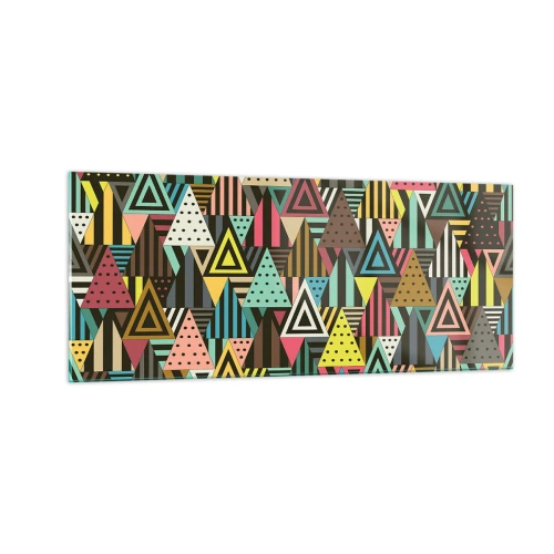 Obraz na skle - V rytme na tri - 100x40 cm