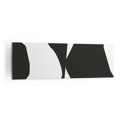 Obraz na plátne - Positive-negative - 160x50 cm