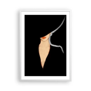 Plagát v bielom ráme - Elegancia a štýl - 50x70 cm