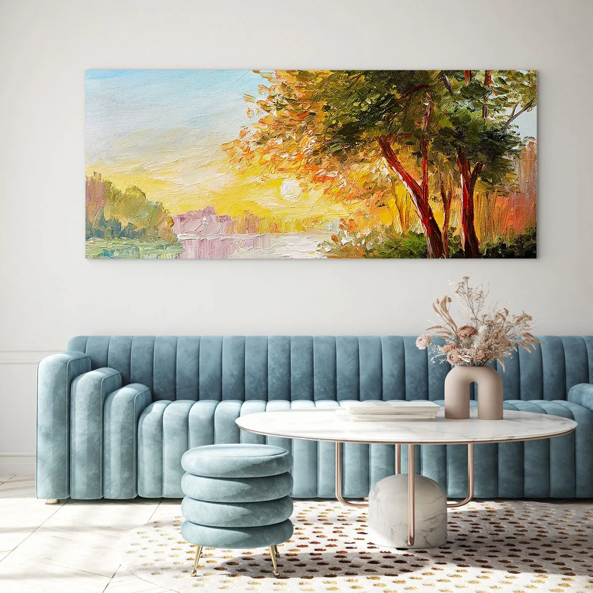 Obraz na skle - Et in Arcadia ego - 100x40 cm
