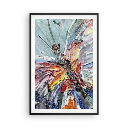 Plagát v čiernom ráme - Namaľovaný prírodou - 61x91 cm
