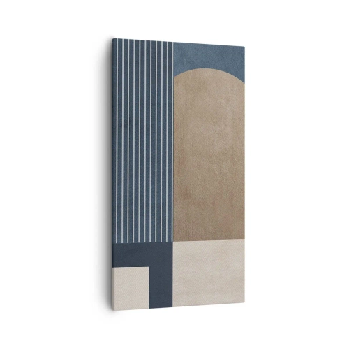 Obraz na plátne - Kompozícia jednoduchosti a guľatosti - 55x100 cm