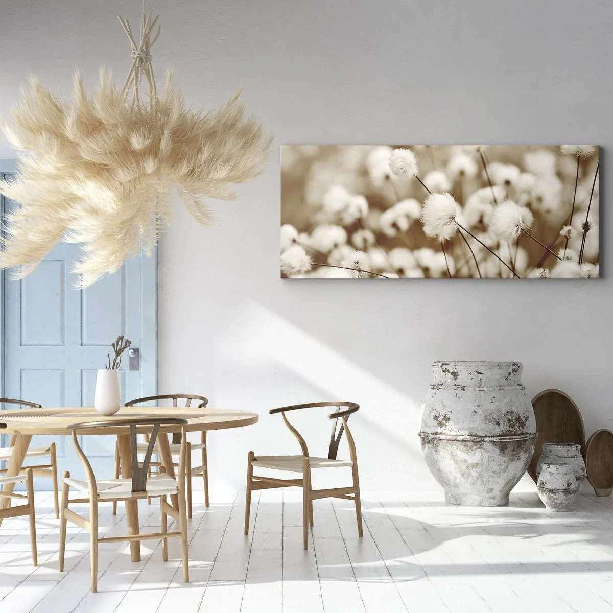 Obraz na plátne - Chlpatý lán - 90x30 cm