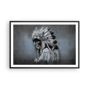 Plagát v čiernom ráme - Návrat k základom - 91x61 cm