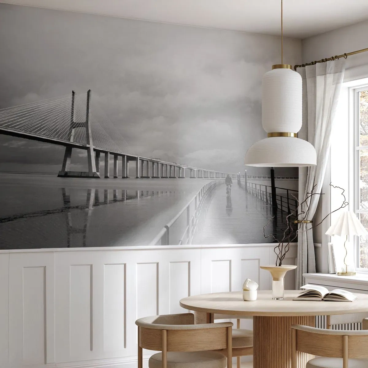 Fototapeta Premium Sand - Každému, čo mu patrí - Most, Architektúra, Krajina - 400x280 cm