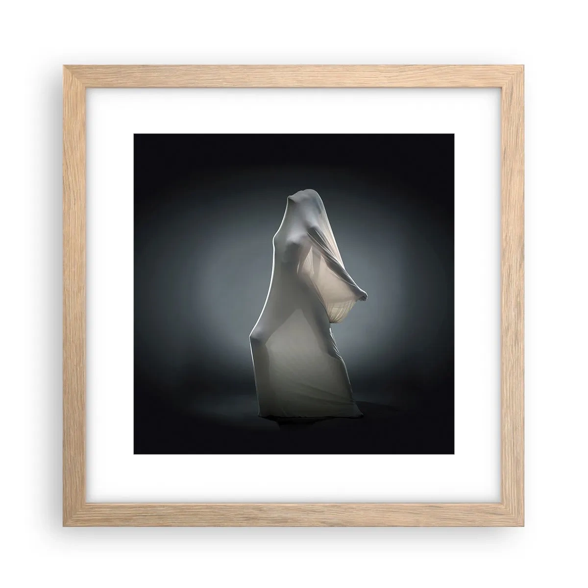 Plagát v ráme zo svetlého duba - Skryté túžby - 30x30 cm