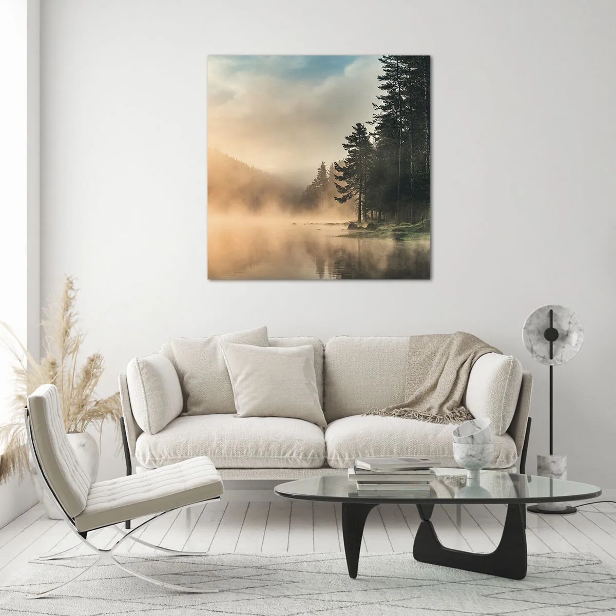 Obraz na skle - Zrodenie dňa - 50x50 cm