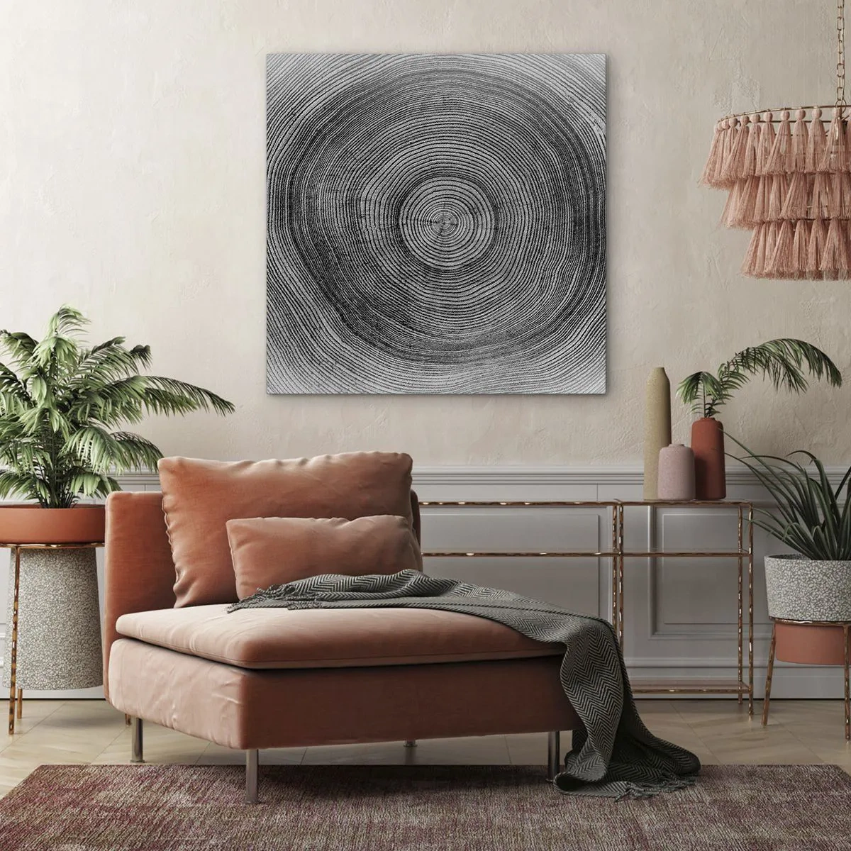 Obraz na plátne - Znamenie doby - 50x50 cm