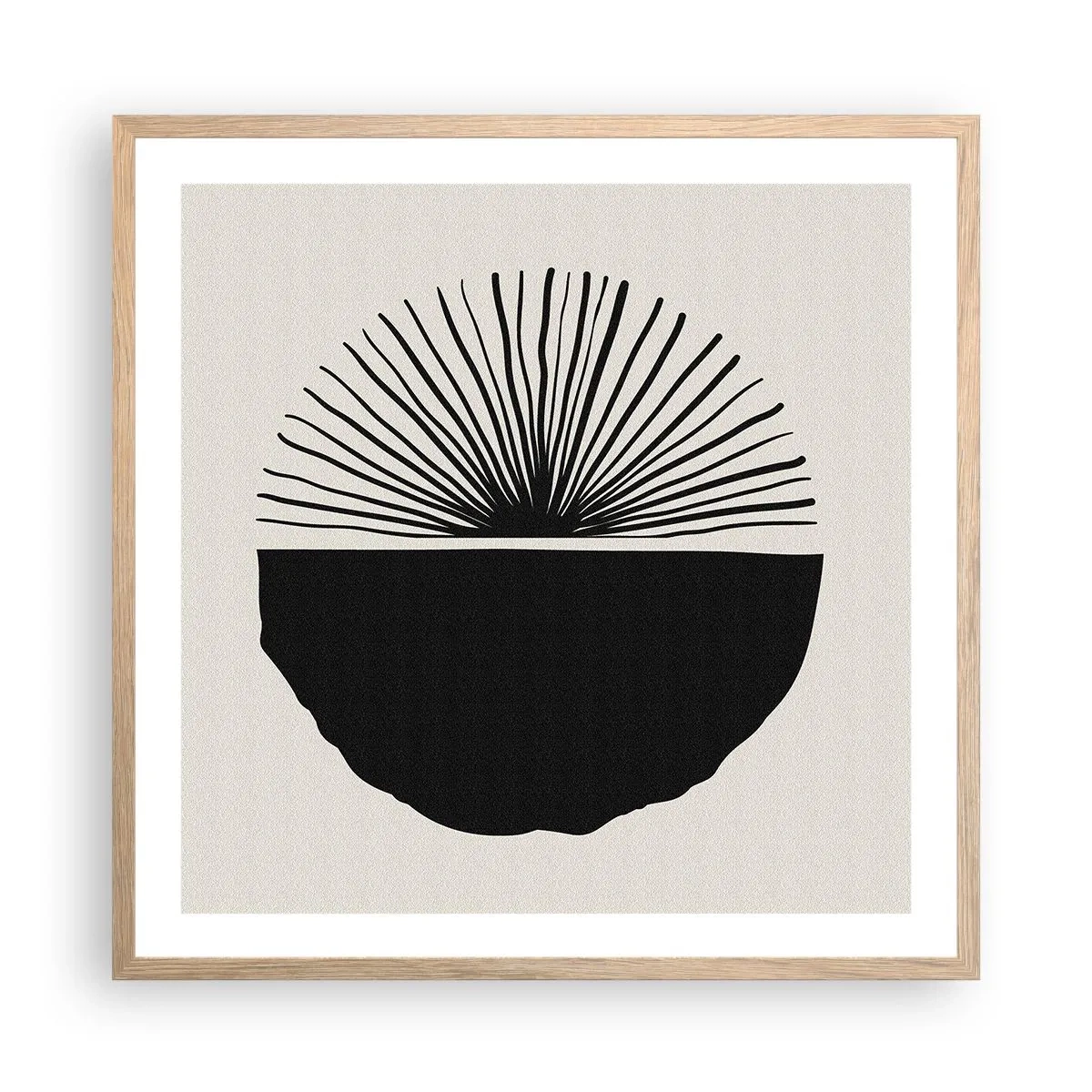 Plagát v ráme zo svetlého duba - Viac možností - 60x60 cm