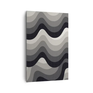 Obraz na plátne - Vlna za vlnou - 80x120 cm