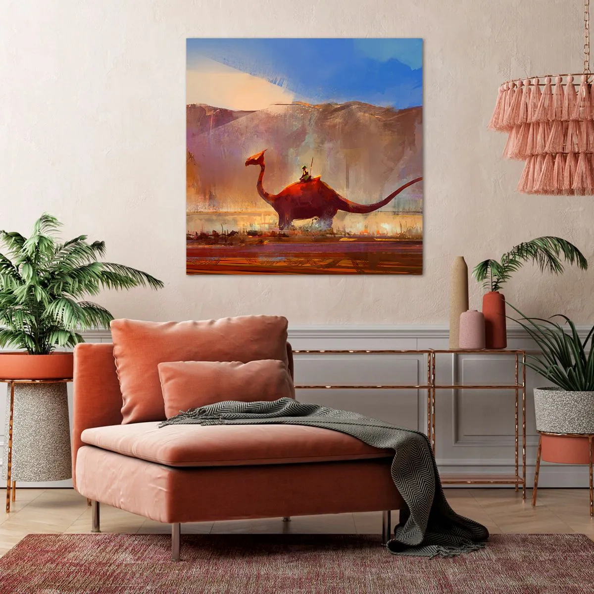 Obraz na plátne - Keby nevyhynuli - 70x70 cm