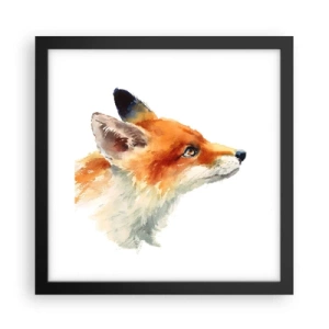 Plagát v čiernom ráme - Opatrnosti nie je nikdy dosť - 30x30 cm