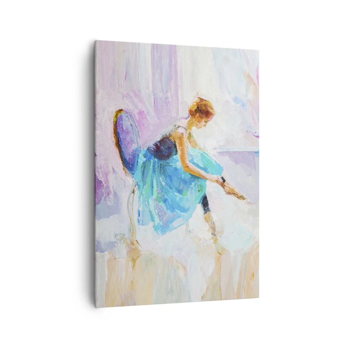 Obraz na plátne - Nevyslovená vďaka, jemné kúzlo - 70x100 cm