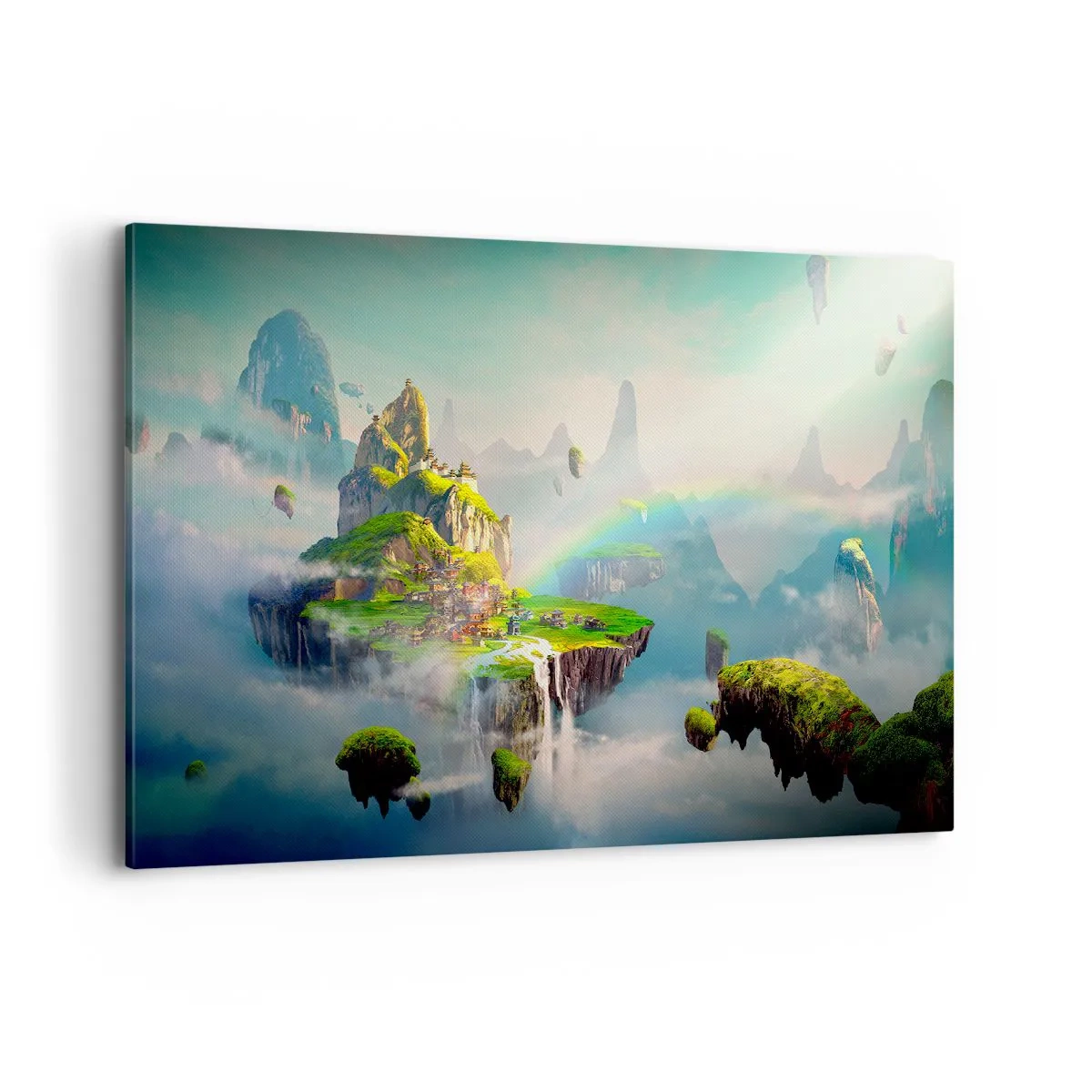 Obraz na plátne - Uprostred neba - šťastné ostrovy - 120x80 cm