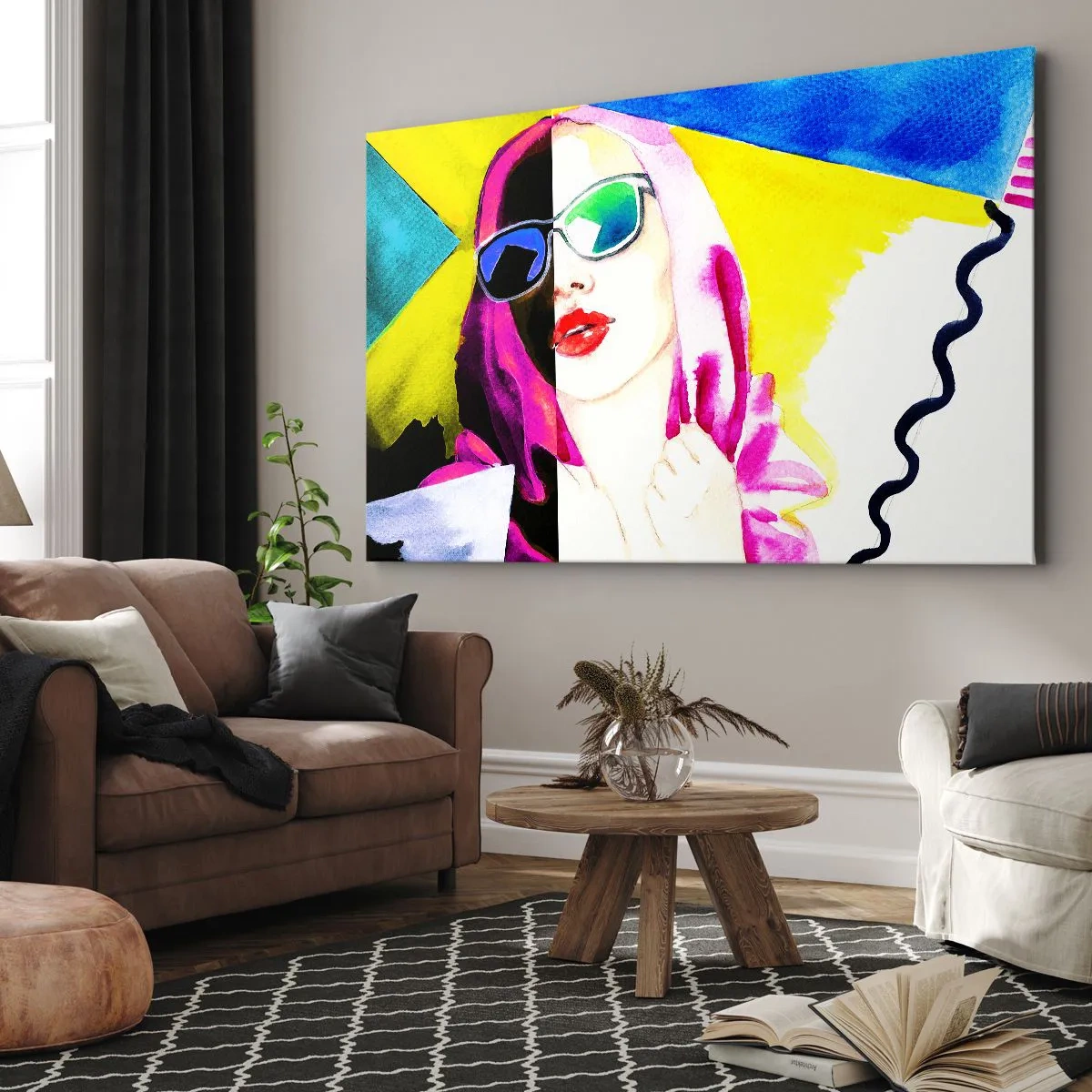 Obraz na plátne - Nie som biela a nie som čierna - 120x80 cm
