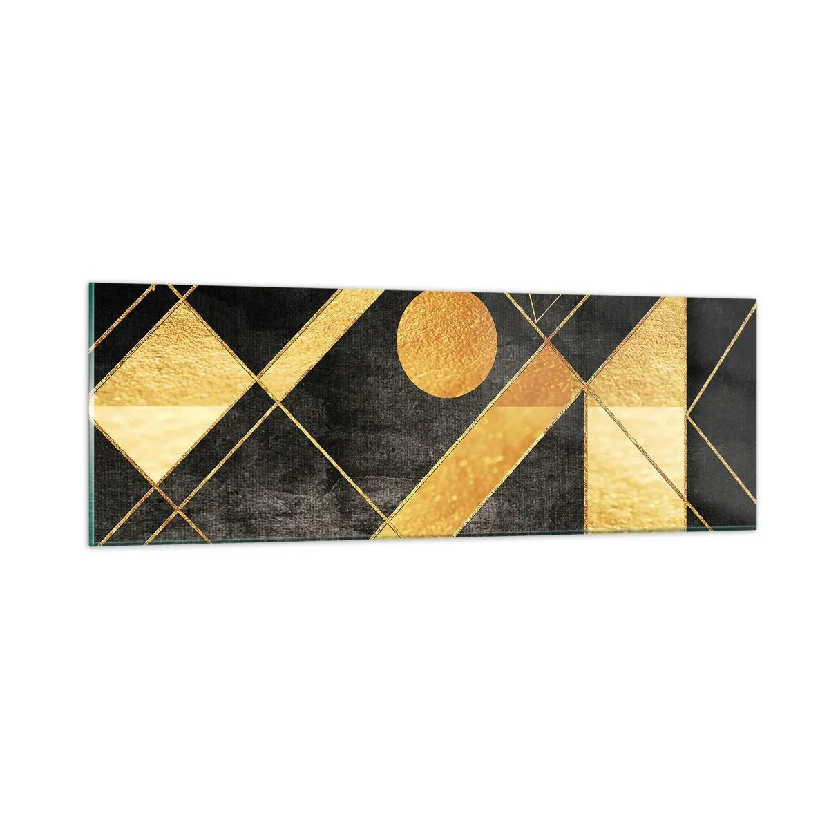 Obraz na skle - Slnko púšte - 90x30 cm