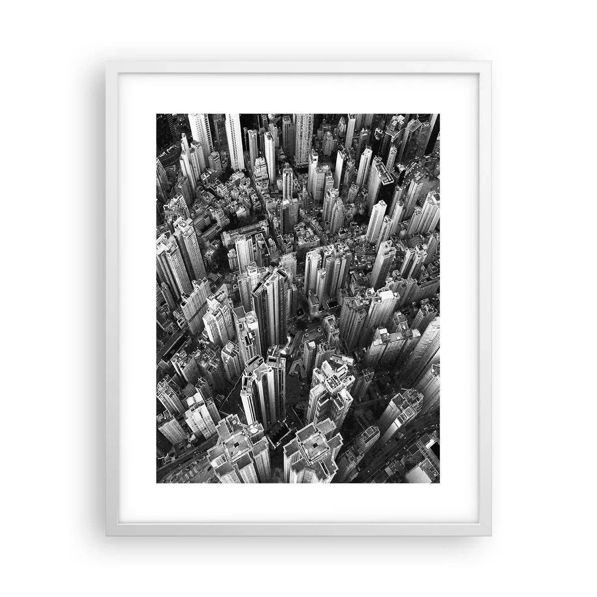 Plagát v bielom ráme - Stále vyššie a vyššie - 40x50 cm