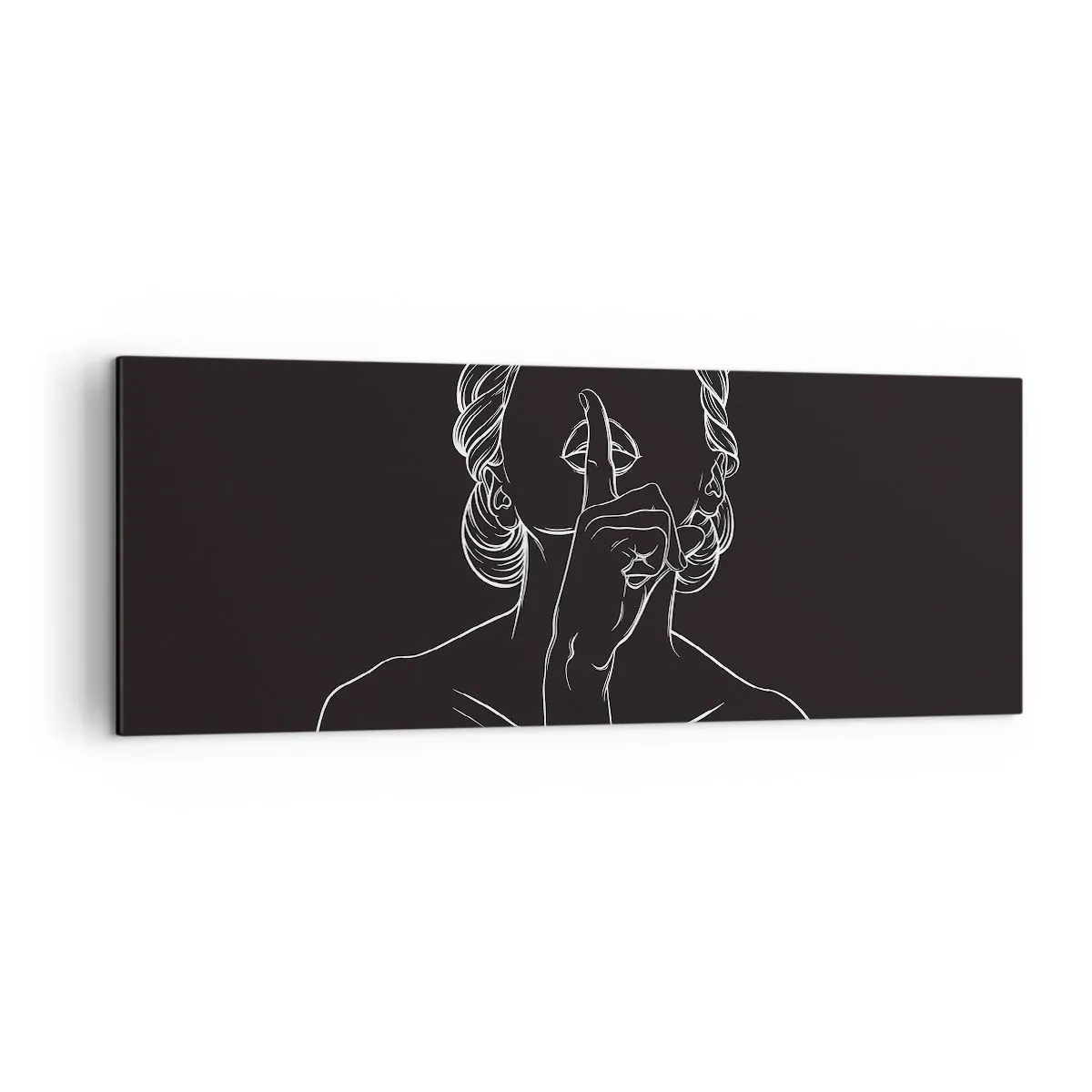 Obraz na plátne - Krása rozkvitá v tichu - 140x50 cm