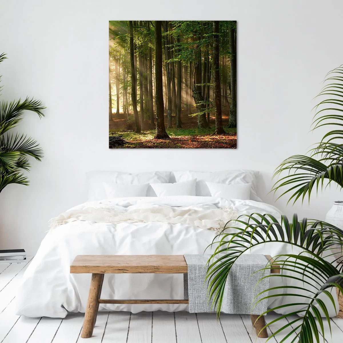 Obraz na plátne - Rozžiarený v jarnom ráne - 50x50 cm