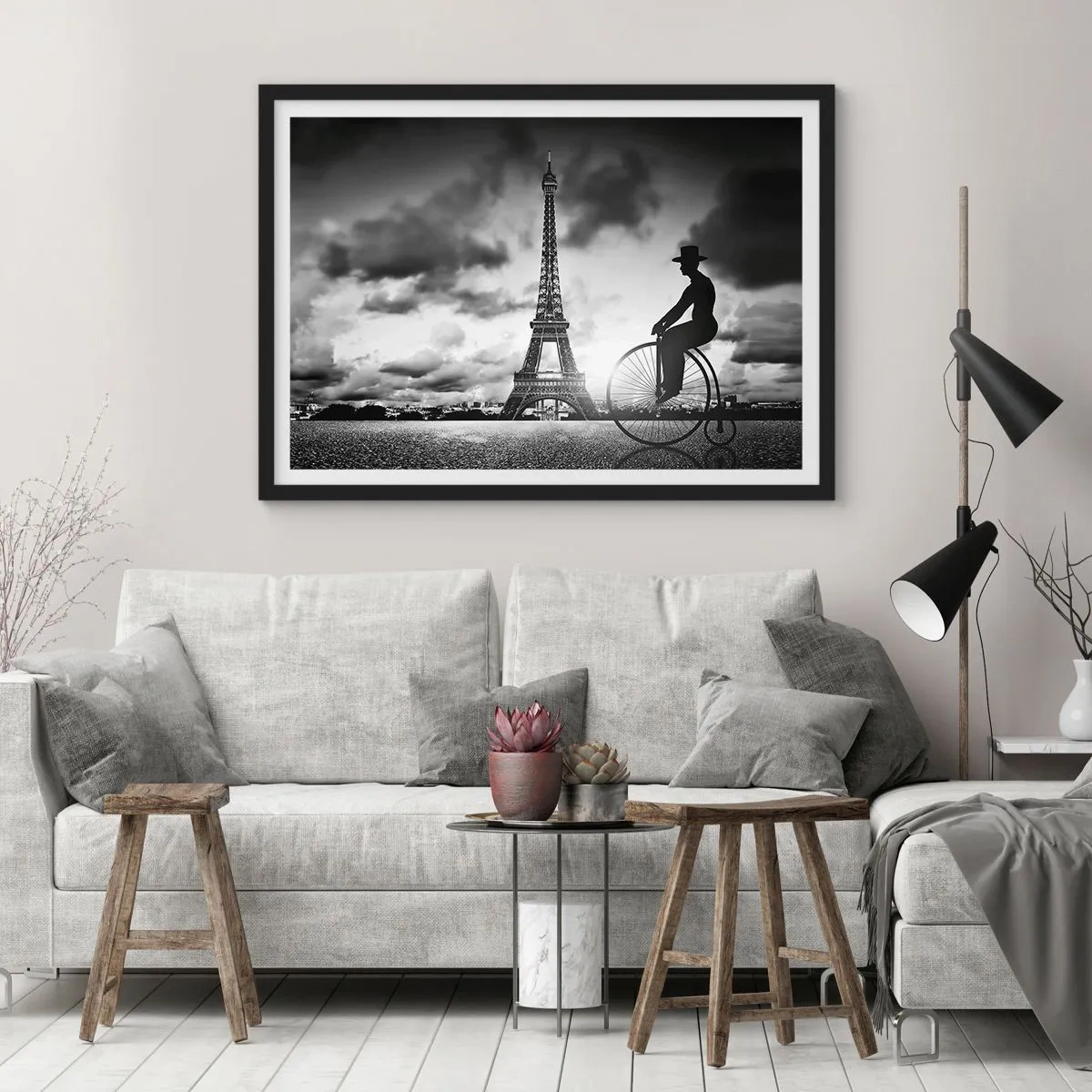 Plagát v čiernom ráme - Túžba po Belle Epoque - 50x40 cm