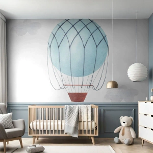 Fototapeta Standard Eco - Celý v oblakoch - Detský, Balón, Minimalizmus - 350x256 cm