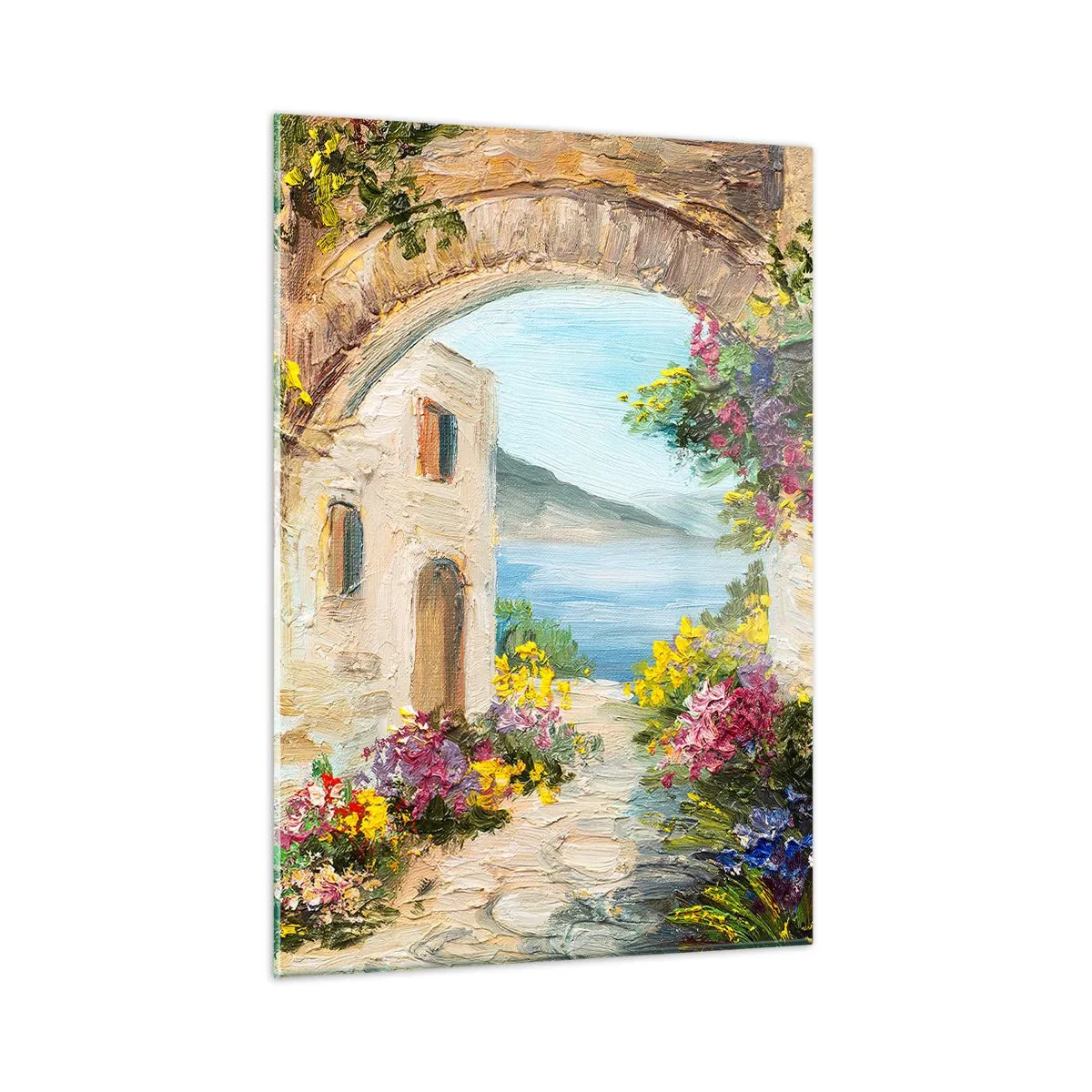 Obraz na skle - Pôvab pobrežnej krajiny - 50x70 cm