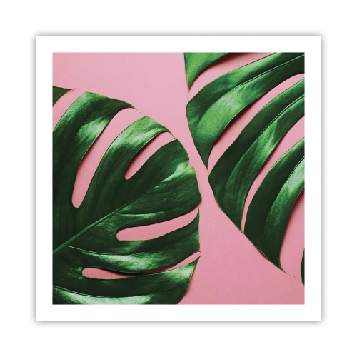 Plagát - Zelené rendez-vous - 60x60 cm