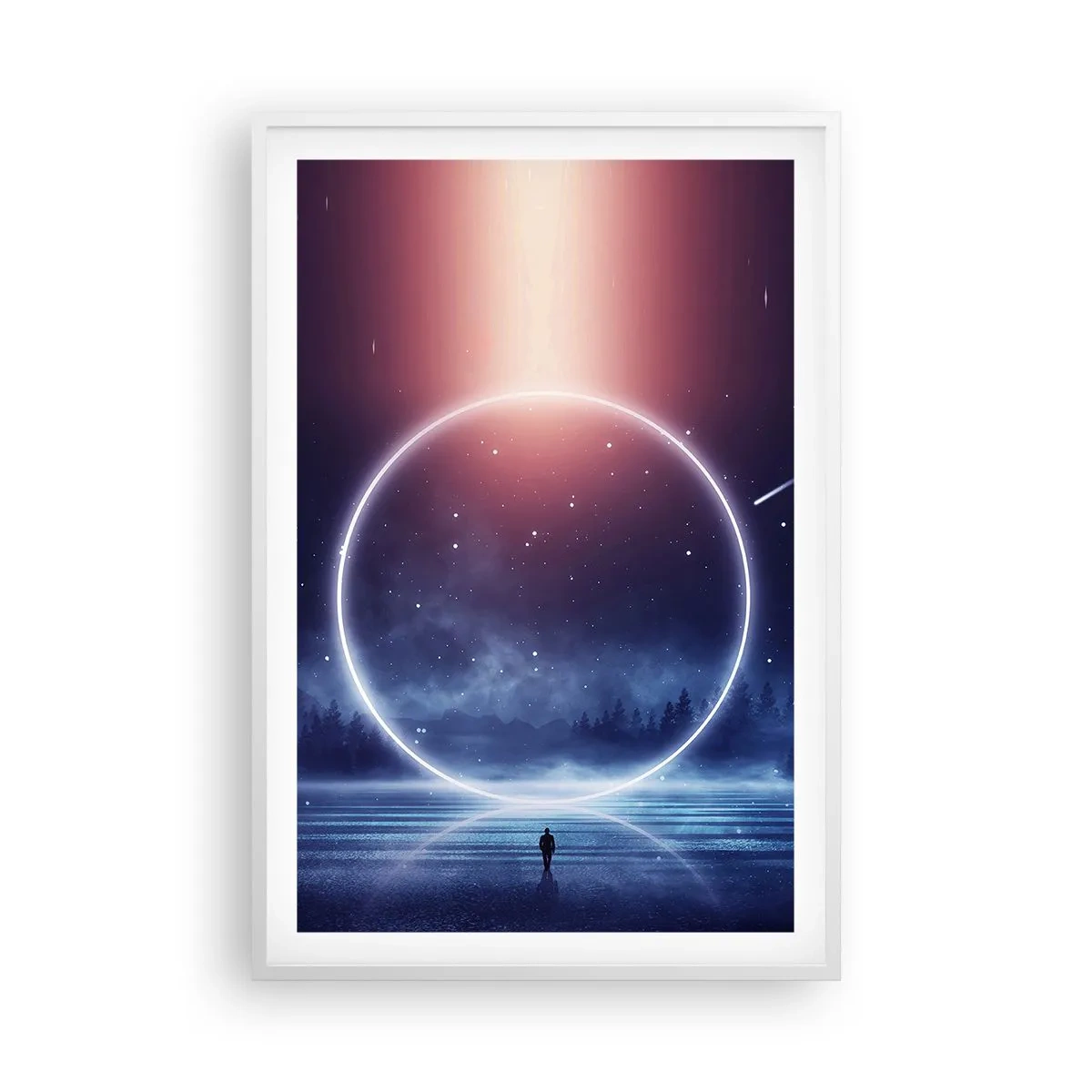 Plagát v bielom ráme - Už sú tu... - 61x91 cm