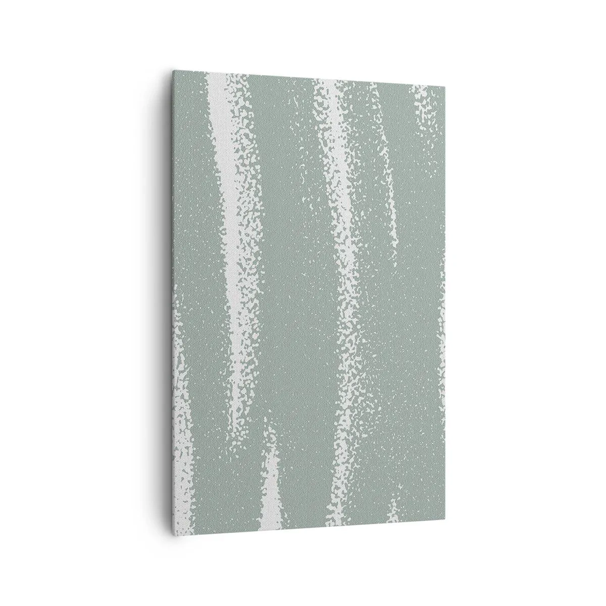 Obraz na plátne - Abstrakcia v zimnom štýle - 80x120 cm