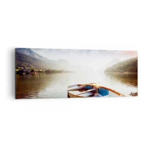 Obraz na plátne - Pri veľkej a čistej vode - 140x50 cm