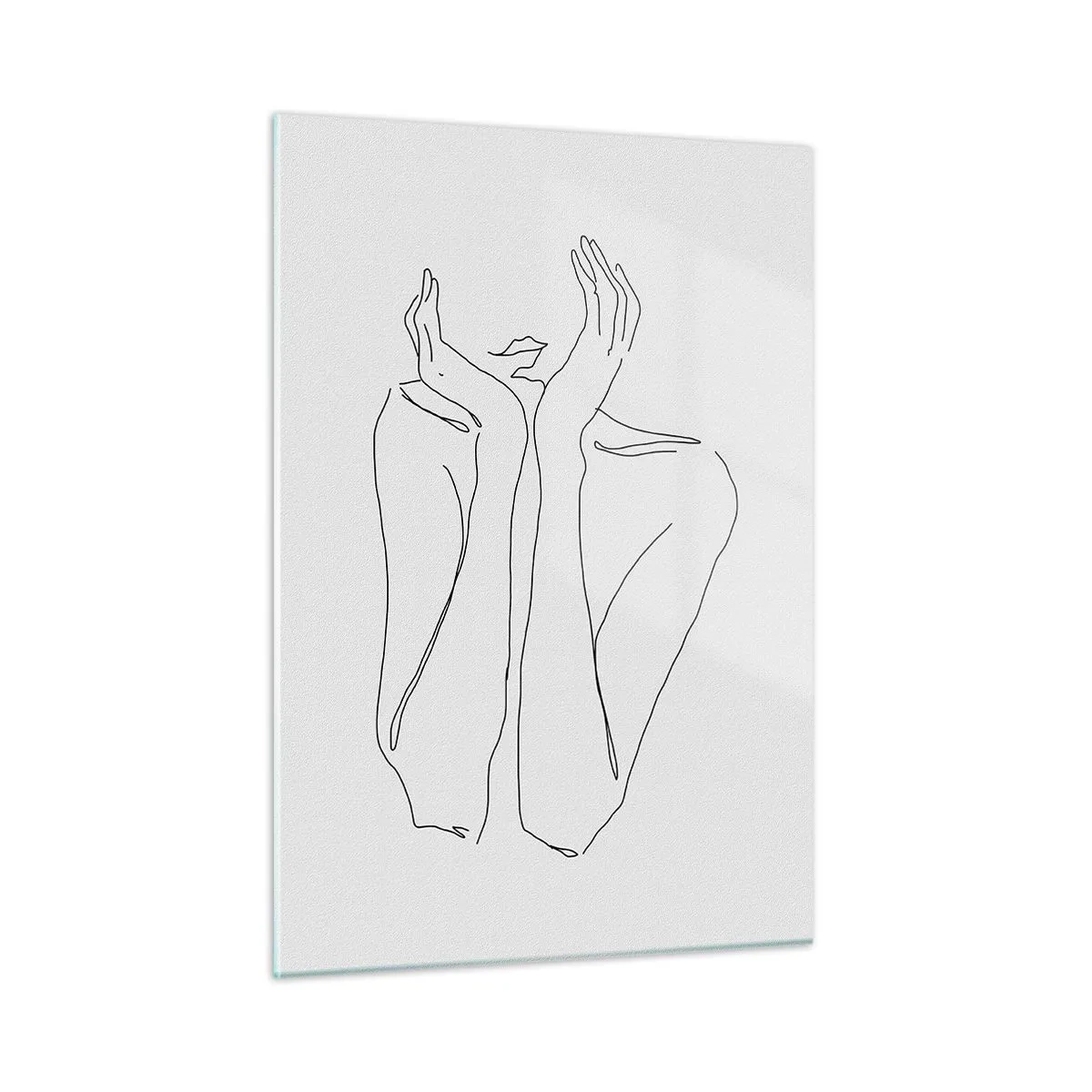 Obraz na skle - O čom snívajú dievčatá - 50x70 cm