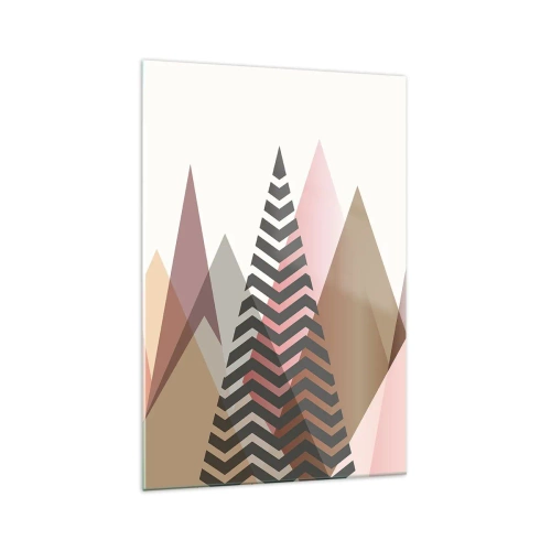 Obraz na skle - Pyramidálny pohľad - 70x100 cm