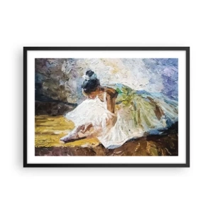 Plagát v čiernom ráme - Z Degasovho obrazu - 70x50 cm