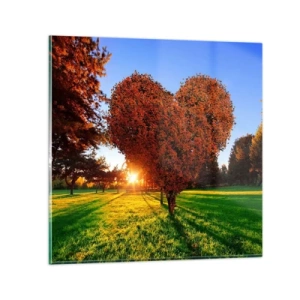 Obraz na skle - Ako nemilovať jeseň - 60x60 cm