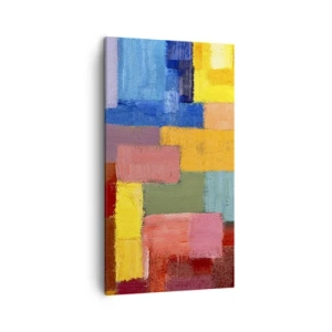 Obraz na plátne - Každý iný, všetky farebné - 45x80 cm
