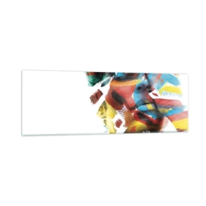 Obraz na skle - Pestrá osobnosť - 90x30 cm