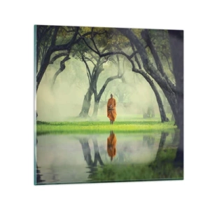 Obraz na skle - Na ceste k osvieteniu - 70x70 cm