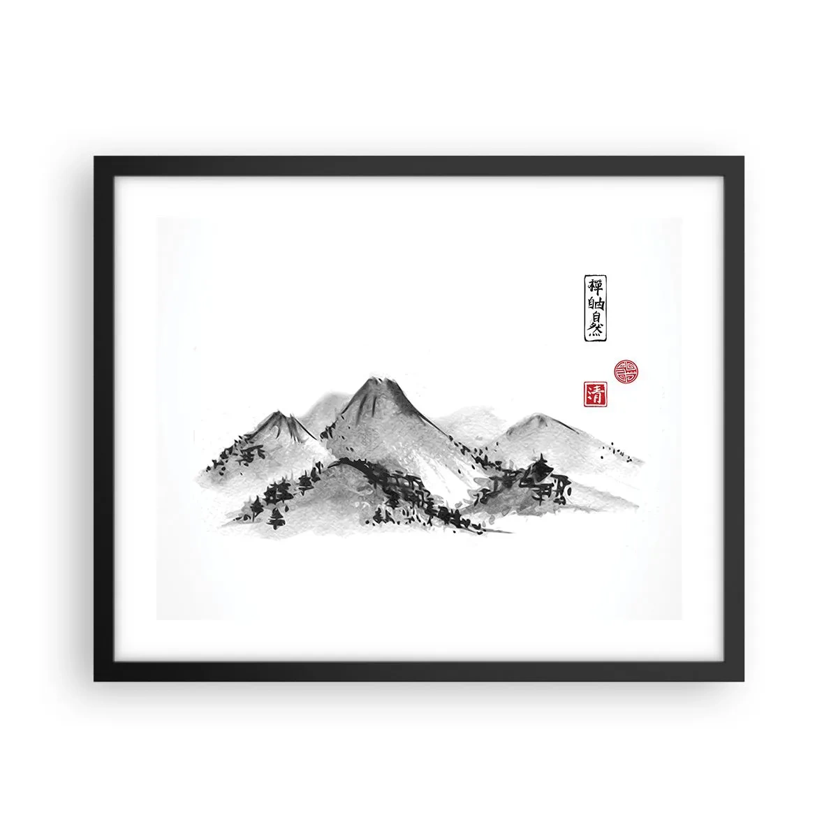 Plagát v čiernom ráme - Za hranicou vzdialenosti - 50x40 cm