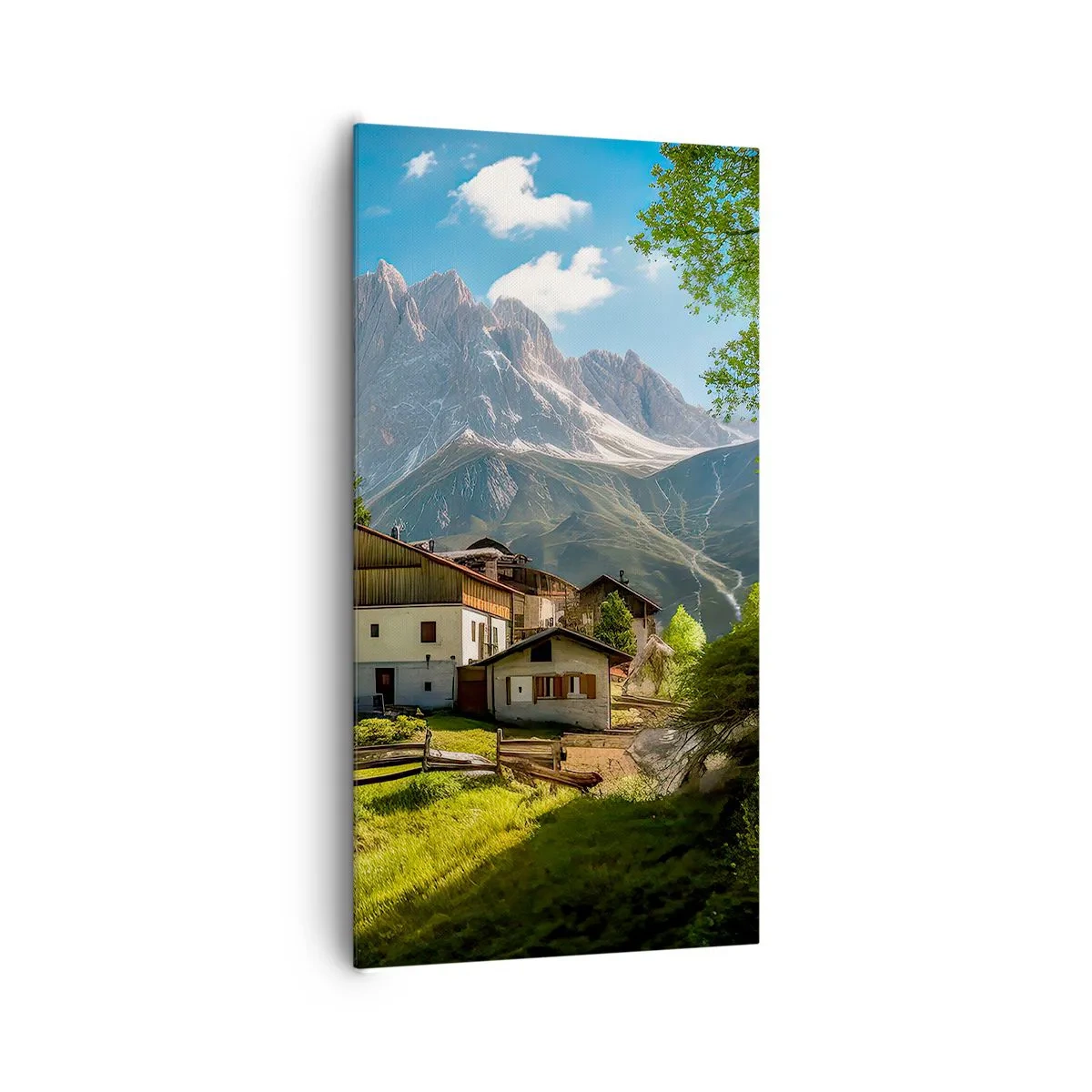 Obraz na plátne - Alpská idyla - 65x120 cm
