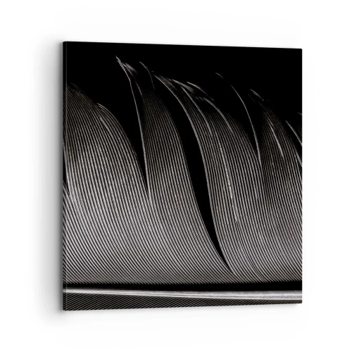 Obraz na plátne - Perie – nádherná konštrukcia - 70x70 cm