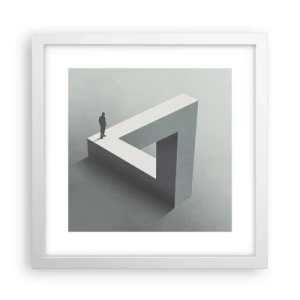 Plagát v bielom ráme - A predsa je to možné - 30x30 cm