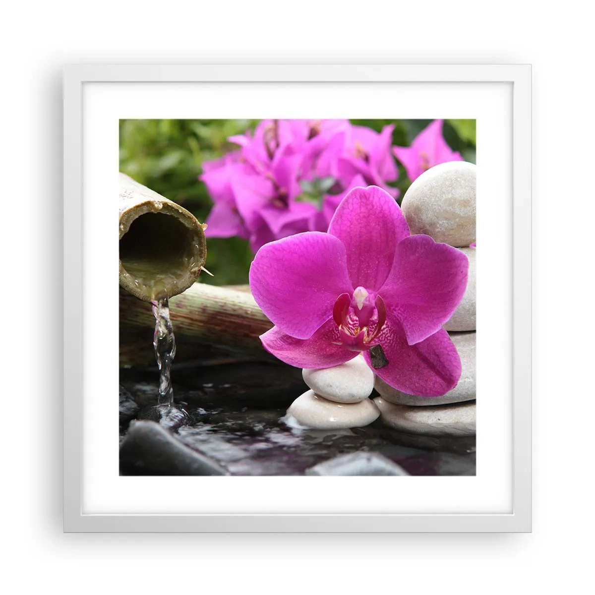 Plagát v bielom ráme - Už odpočívaš - 40x40 cm